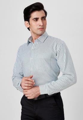 Giza Striped Slim Formal Shirt_S39181