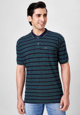 Striped Blue T-Shirt_I42357