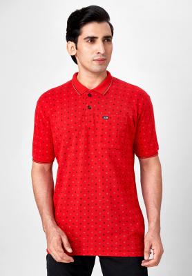 Printed Red T-Shirt_41248