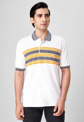 Striped White T-Shirt_42000