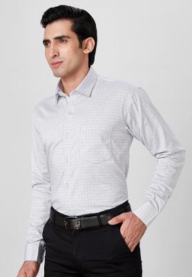 Giza Printed Slim Formal Shirt_S39093