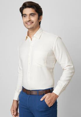 Striped Yellow Formal Shirt_39187