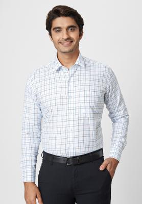 Blue Checks Formal Shirt_40905